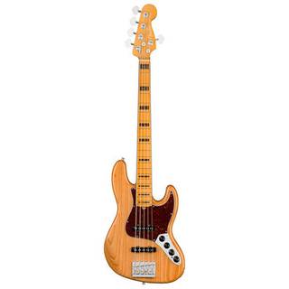 Fender American Ultra Jazz Bass V Aged Natural MN met koffer