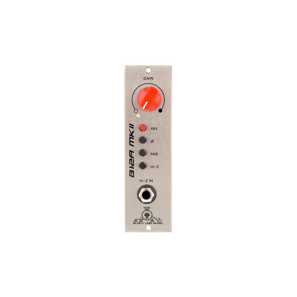 Black Lion Audio B12A MKII 500, Based on API® 312A, Single Channel Mic Preamp / DI / 500 API serie