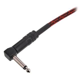 Cordial EI5PR-TWEED-RD Elements jack kabel 6.3 TS haaks - recht 5m tweed rood