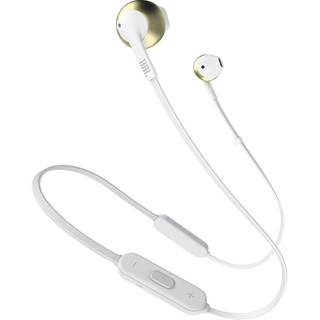 JBL T205BT Bluetooth in-ear hoofdtelefoon, goud