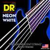 DR Strings NWE-10 K3 NEON Hi-Def White Electric Medium 10-46