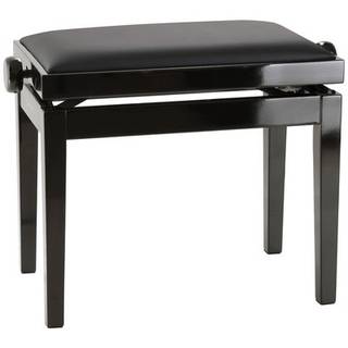 Konig & Meyer 13971 pianobank hoogglans zwart met kunstlederen zitting