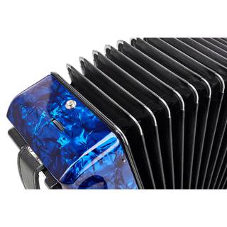 Hohner Bravo III 72 Blauw, Silent Key accordeon