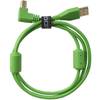 UDG U95005GR audio kabel USB 2.0 A-B haaks groen 2m