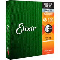 Elixir 14652 Electric Bass Stainless Steel Nanoweb Light 45-100