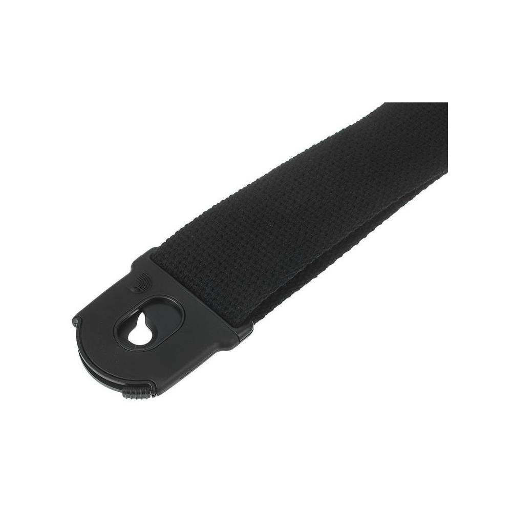 D'Addario 50CTPL00 gitaarband Planet Lock katoen zwart