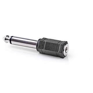 HQ adapter plug 6.35mm mono male - 3.5mm mono female