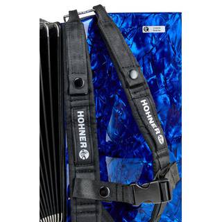 Hohner Bravo II 48 Blauw, Silent Key accordeon