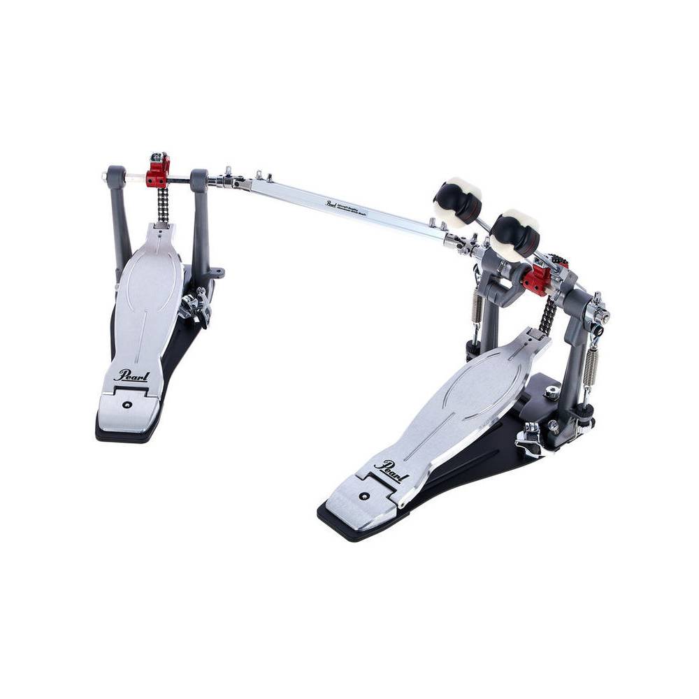 Pearl P-1032R Eliminator Solo Red dubbel bassdrumpedaal