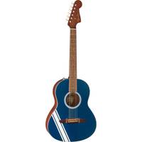 Fender FSR Sonoran Mini Competition Stripe Lake Placid Blue 3/4-formaat westerngitaar met gigbag