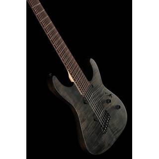 ESP LTD Deluxe M-1007 Multi-Scale See Thru Black Satin 7-snarige elektrische gitaar