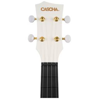 Cascha HH 2286 carbon fiber concert ukelele set wit
