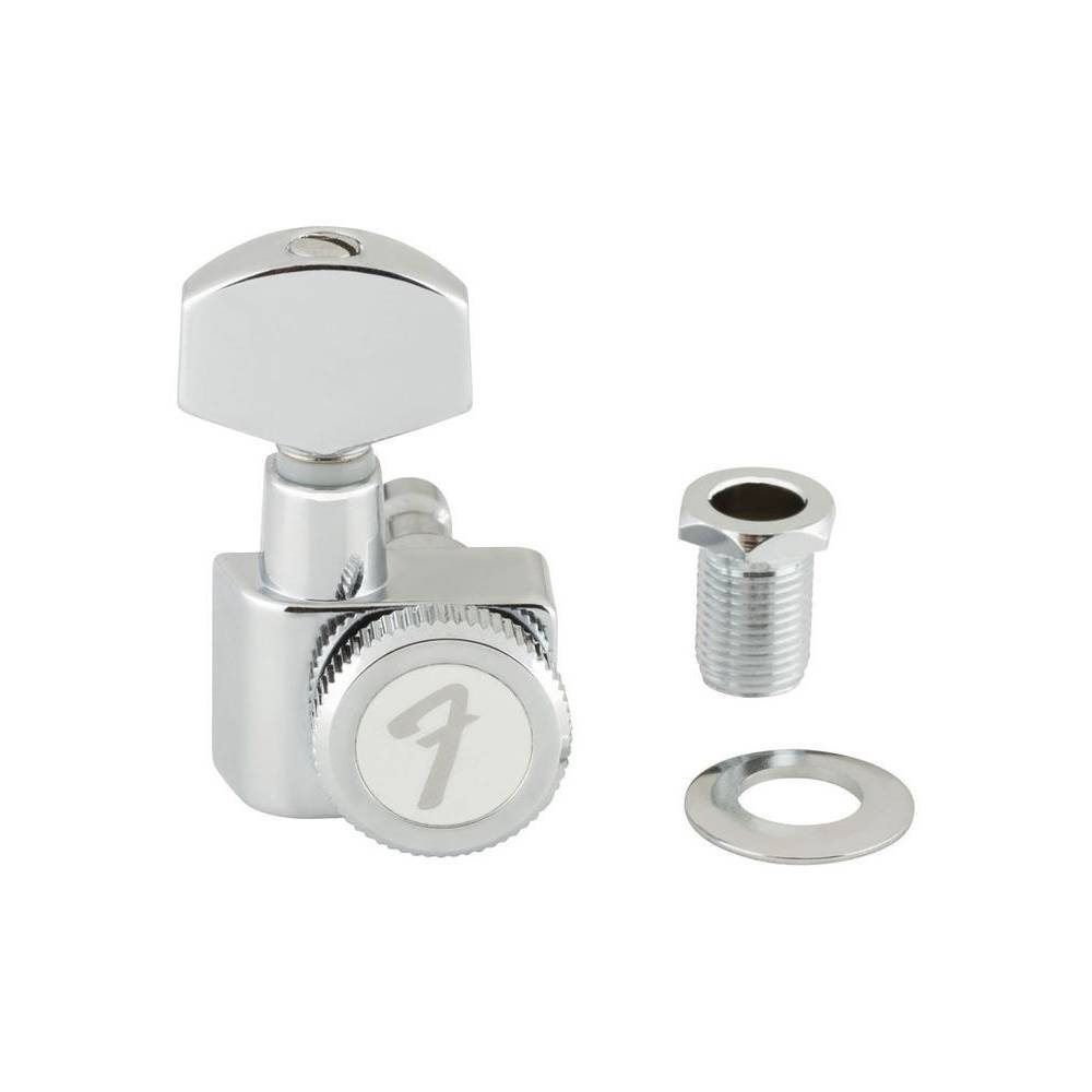 Fender All Short Locking Tuners Chrome stemmechanieken voor gitaar (set van 6)