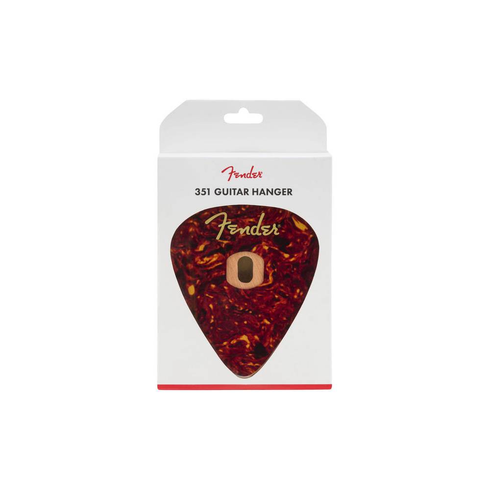 Fender 351 Guitar Wall Hanger Tortoiseshell Mahogany universele muurbeugel voor gitaar