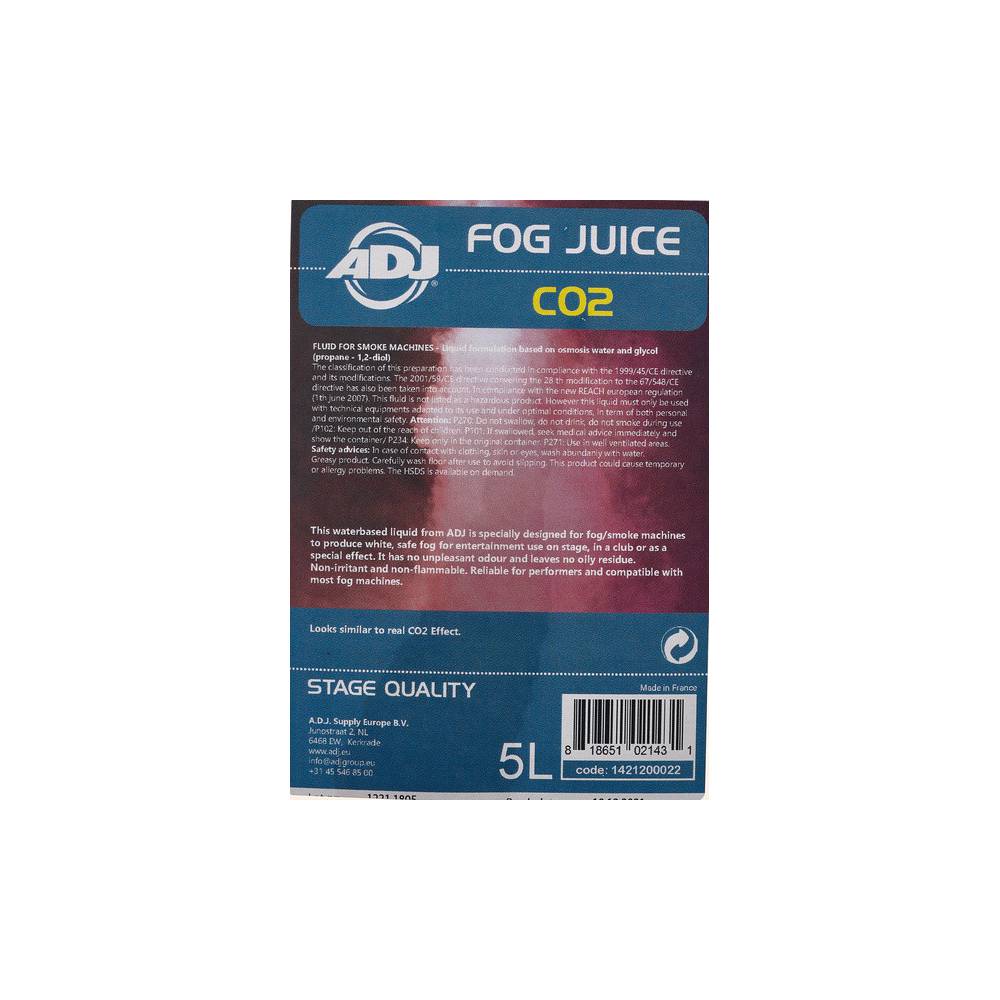 American DJ Fog Juice CO2 5 liter rookvloeistof