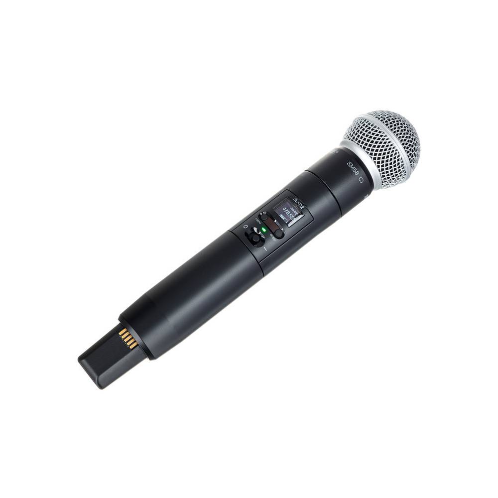 Shure SLXD124/85-H56 draadloze SM58 & WL185 microfoon combinatieset