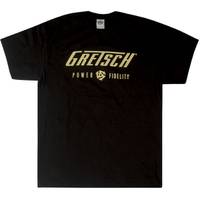 Gretsch Power & Fidelity Logo T-shirt maat M