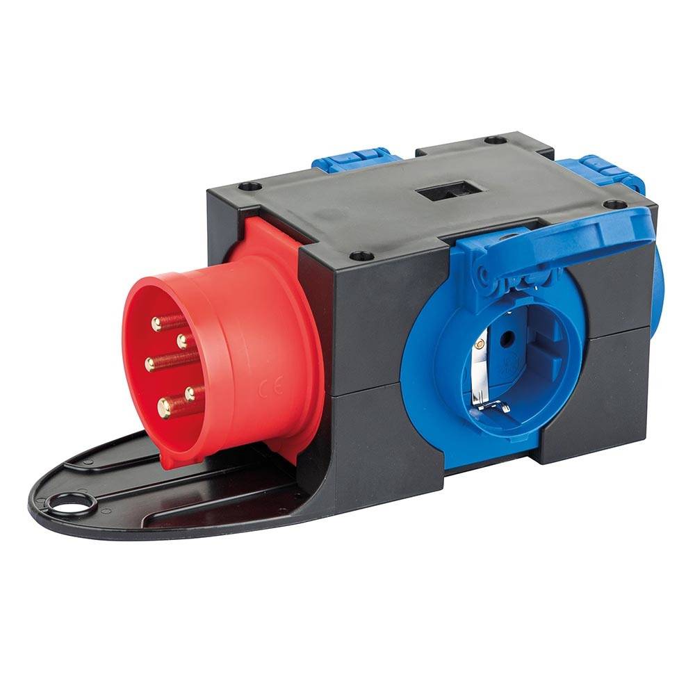 PCE Powersplit 6 3-weg krachtstroomverdeler CEE 16A/5P