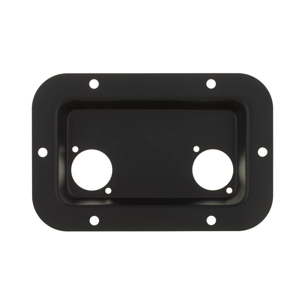 Audio Metalz 25300 inbouwschotel 2x XLR - 2x 4-pins speakercon