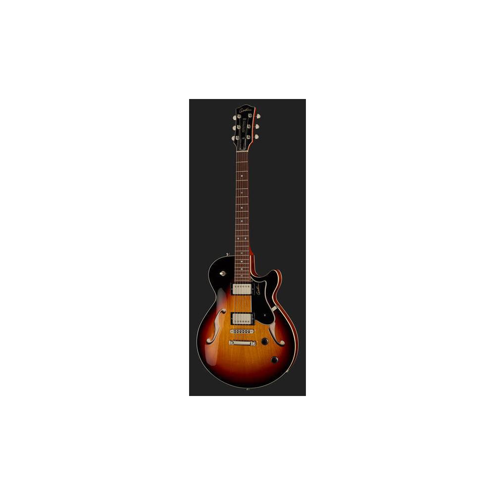 GODIN Montreal Premiere - Thin-line, Semi-hollow body Sunburst HG