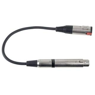 DAP FLA03 Transformator adapter Jack female naar XLR female met schakelaar