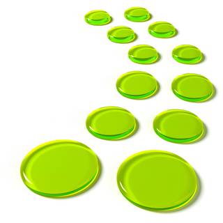 SlapKlatz Pro Refillz - Alien Green 12 gel pads in verschillende maten