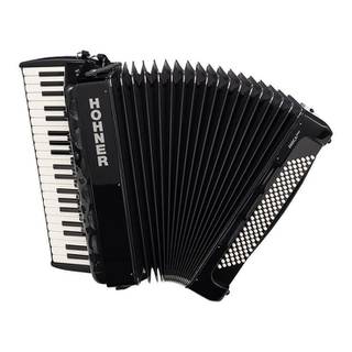 Hohner Amica Forte IV 120 Zwart, Silent Key accordeon