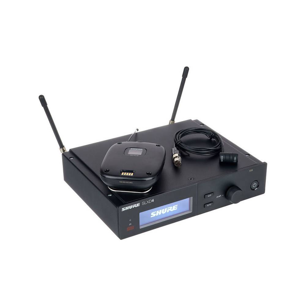 Shure SLXD14/83-H56 draadloze WL183 dasspeld microfoon set
