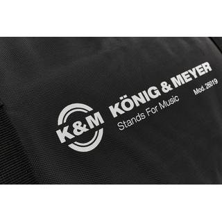 Konig & Meyer 26019 tas voor 3 microfoonstandaards ronde voet