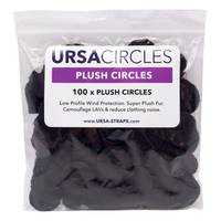 Ursa Straps Plush Circles 100x camouflage voor dasspeldmicrofoons (wit)