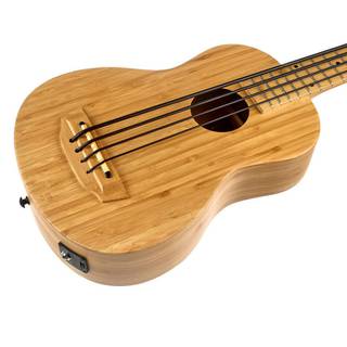 Kala U-Bass Bamboo Fretted bas ukelele met gigbag