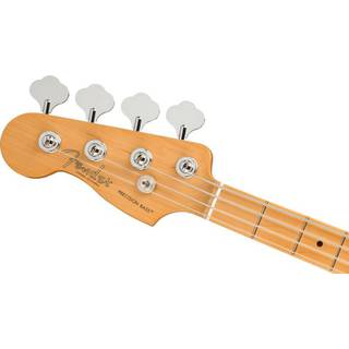 Fender American Professional II Precision Bass LH MN Black linkshandige elektrische basgitaar met koffer