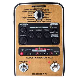 Zoom AC-2 Acoustic Creator DI / effect voor akoestische gitaar