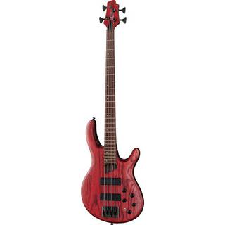 Cort B4 Element Open Pore Burgundy Red elektrische basgitaar