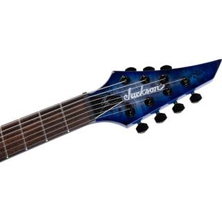 Jackson Pro Series Signature Chris Broderick Soloist HT7P Transparent Blue 7-snarige elektrische gitaar