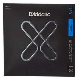 D'Addario XTAPB1047-12 Phosphor Bronze 12-String Light 10-47