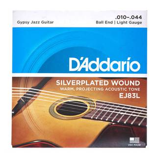 D'Addario EJ83L snarenset voor gypsy gitaar