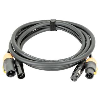 DAP FP23 Hybrid Cable 6 m DMX/stroomkabel Power Pro True & 5-pins XLR
