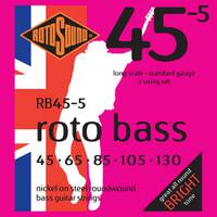 Rotosound RB45-5 Roto Bass set basgitaarsnaren 45 - 130
