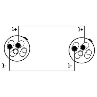 Cordial EL5LL215 Elements speakerkabel 2p speakon 2x1,5 mm2 - 5m