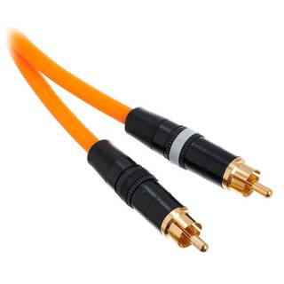 Cordial DJ-RCA0.6O CEON 2x RCA kabel 60 cm, oranje