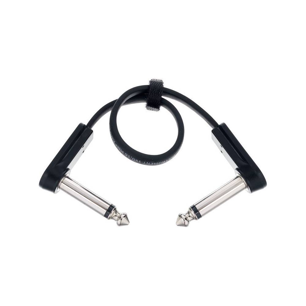 Cordial EI0.15RR Elements patch kabel plat 2x haakse 6.3mm TS jack - 15 cm