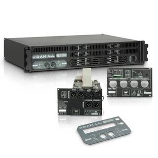 RAM Audio S2000 DSP GPIO Professionele versterker met DSP en GPIO-module