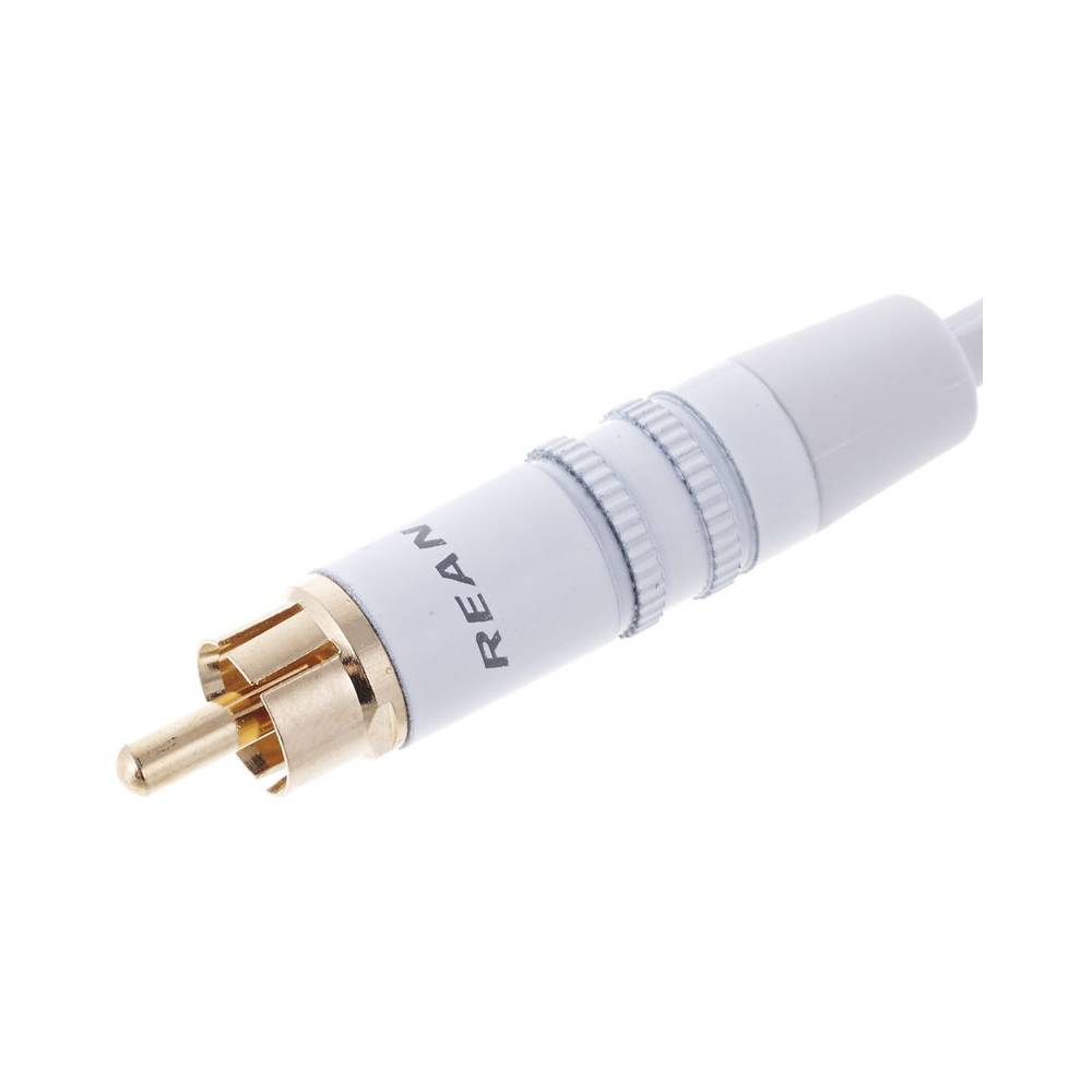 Cordial CFU1.5PC-SNOW Intro verloopkabel 2x 6.3 TS jack - 2x RCA 1.5m wit