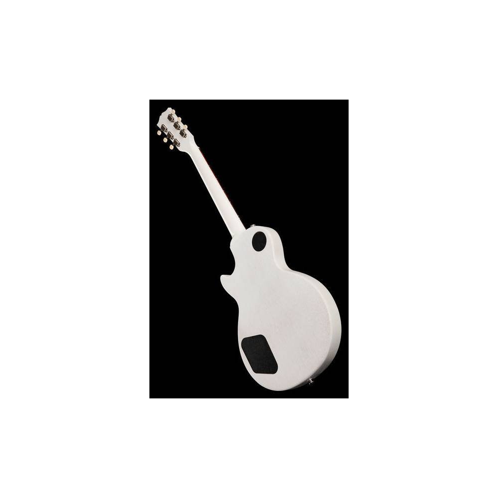 Gibson Modern Collection Les Paul Special Tribute P-90 Worn White Satin elektrische gitaar met gigbag