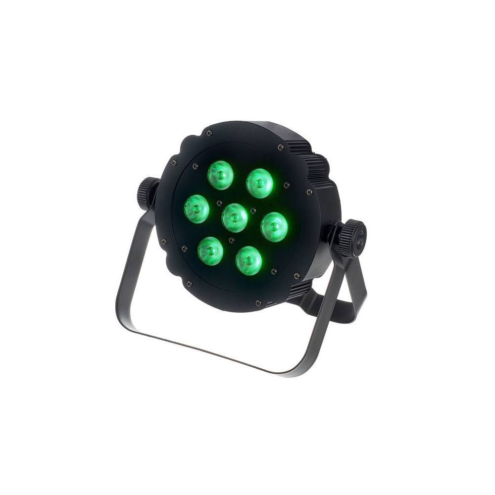 Showtec Compact Par 7 Tri platte RGB LED-par zwart
