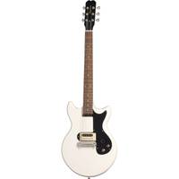 Epiphone Joan Jett Olympic Special Aged Classic White elektrische signature gitaar met gigbag