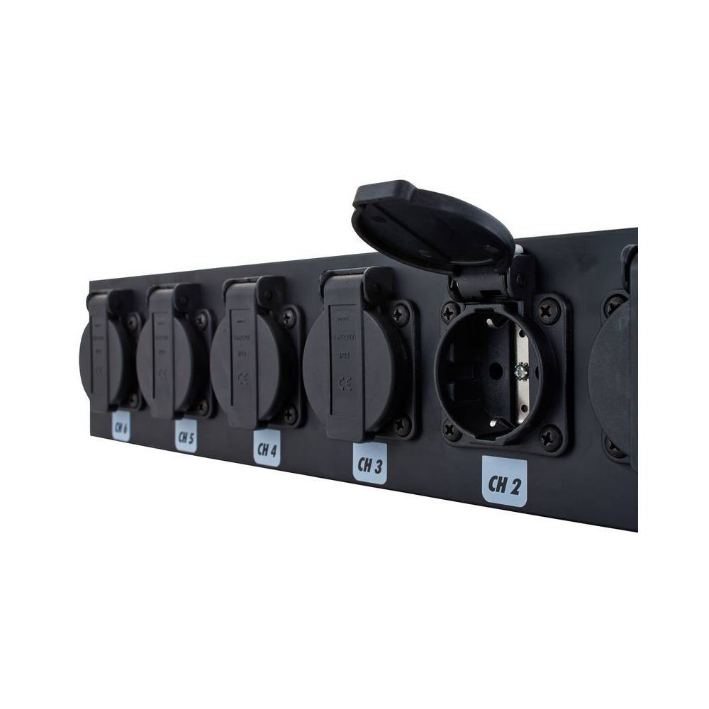 Eurolite 6-kanaals switch schuko