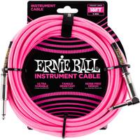Ernie Ball 6083 Braided Instrument Cable, 5.5 meter, Neon Pink