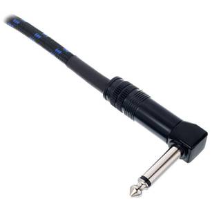 Cordial EI5PR-TWEED-BL Elements jack kabel 6.3 TS recht-haaks 5m tweed blauw